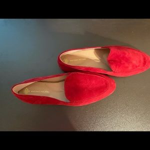 Antonio Melanie Red Flats Size 8.5 Women's